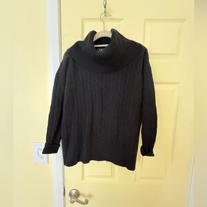 Polo Cowl Neck Sweater